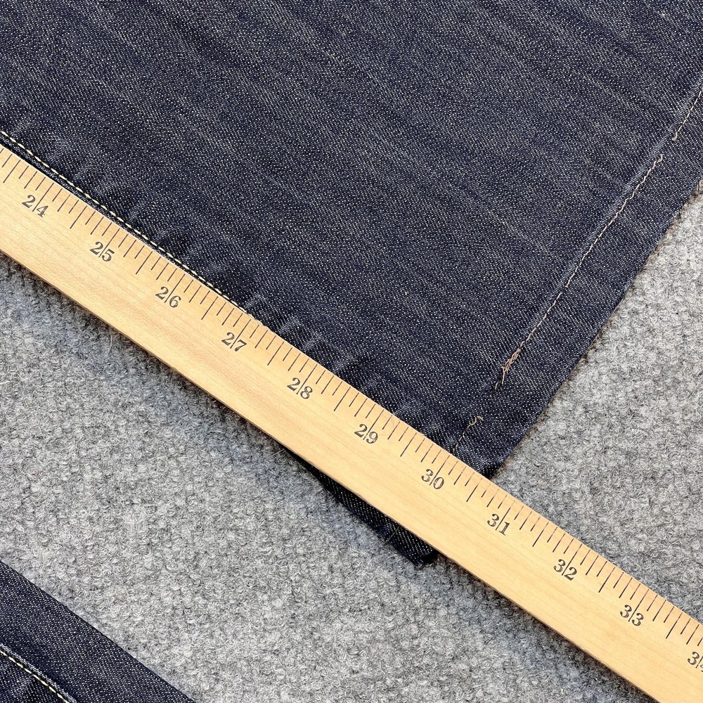 David Kahn Jeans Womens 28 Blue Dark Wash Mid Rise Flare Stretch Denim USA - Picture 12 of 15